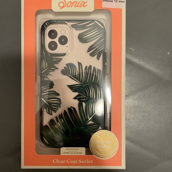 Sonix Other - Sonix Clear Coat Series iPhone 12 Mini Case - Green Leaf Design NEW